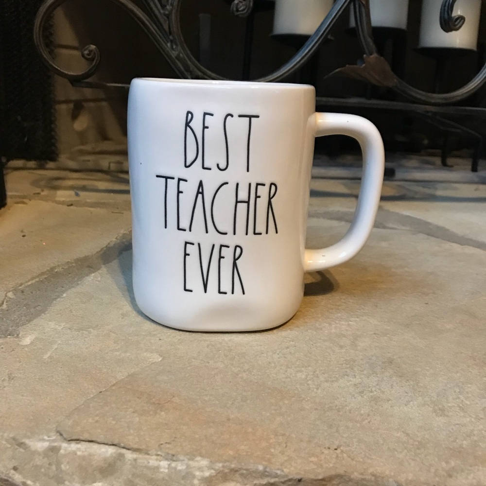 New Rae Dunn Best Teacher Ever Mug - Picture 1 of 5